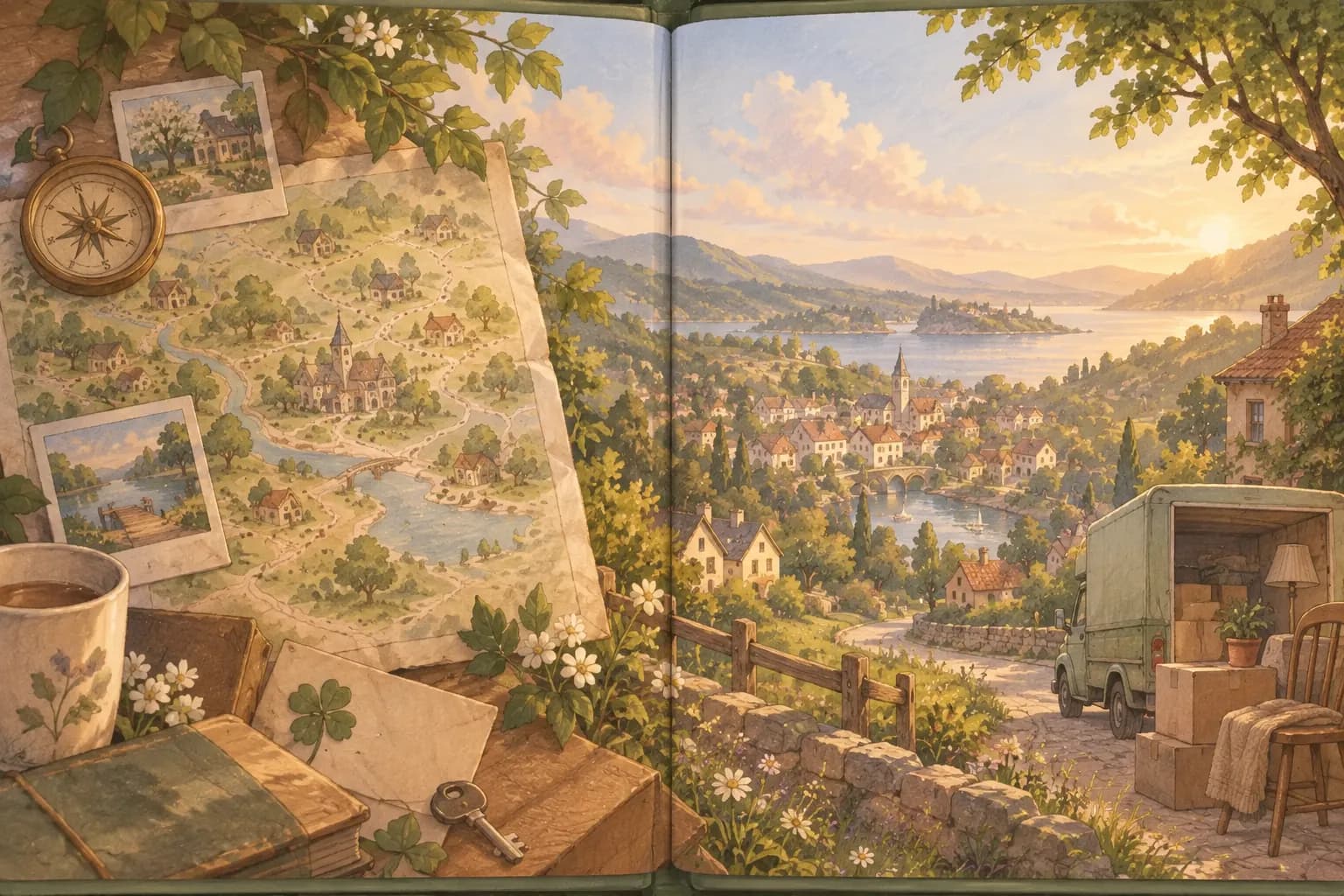 Moving Out: in-game scene