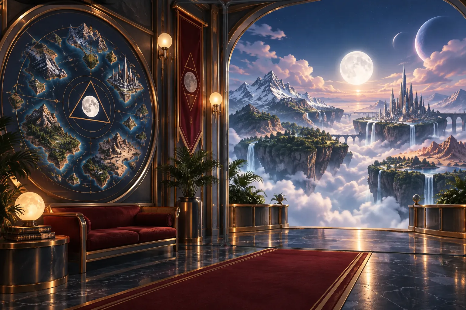 game-hub: in-game scene