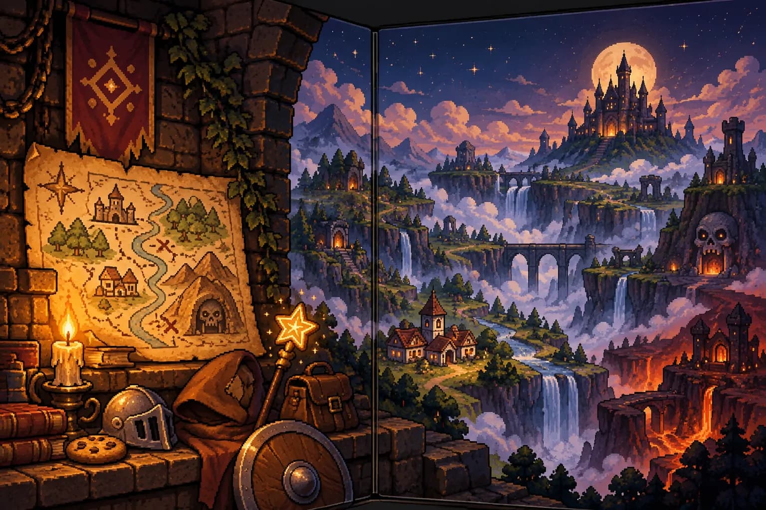 Cookie Crypt: in-game scene