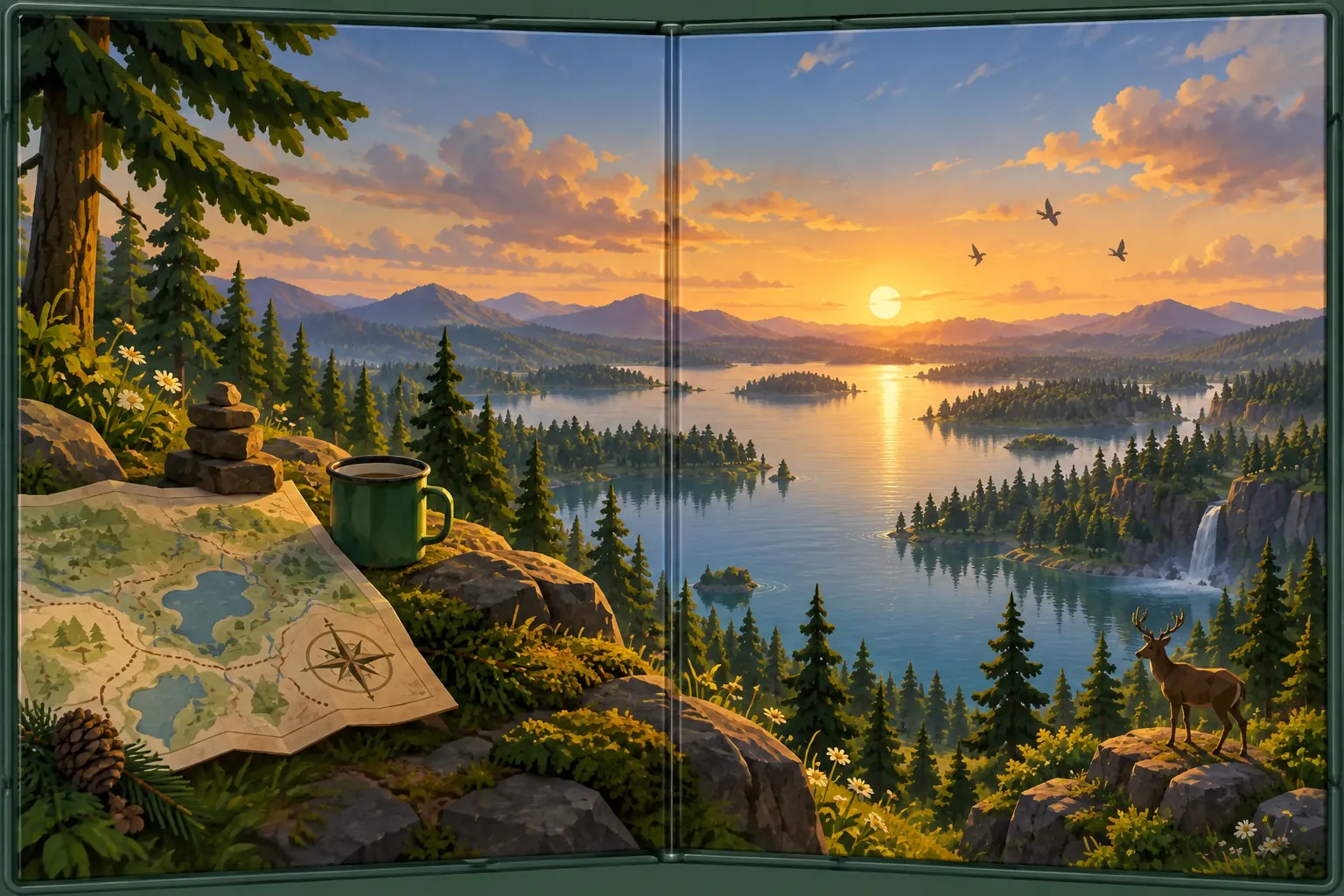 Big Lake Energy: in-game scene