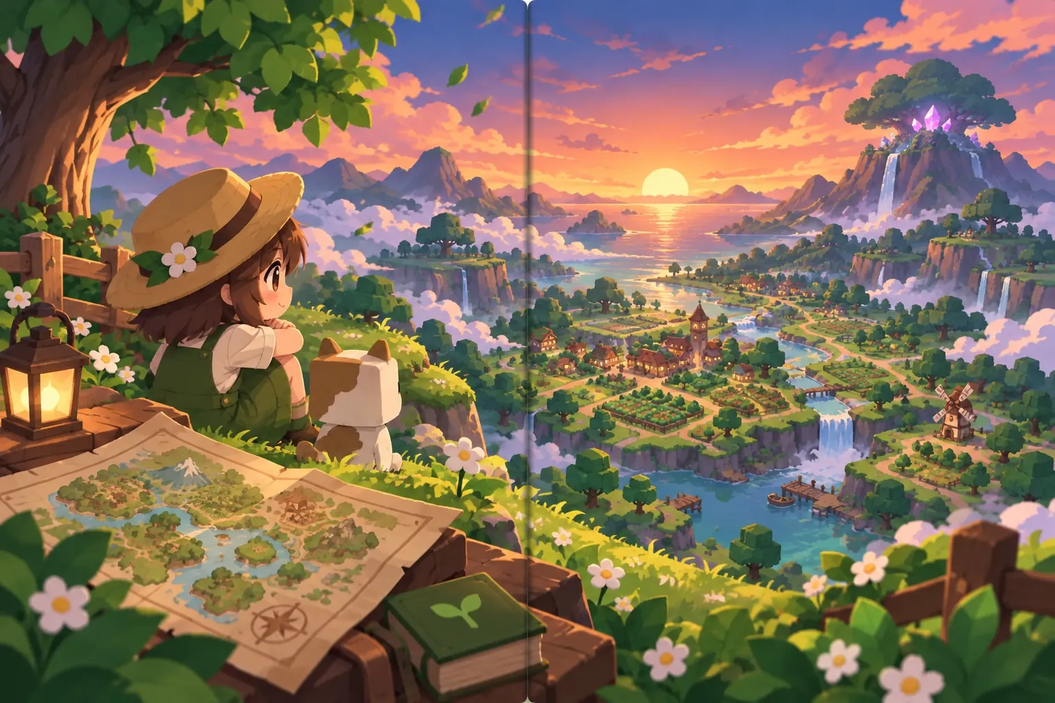 Seed Splice Garden: in-game scene