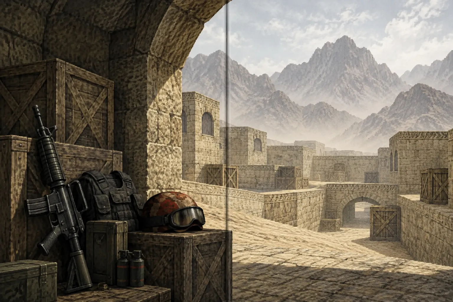 Counter-Strike: Spawn: in-game scene