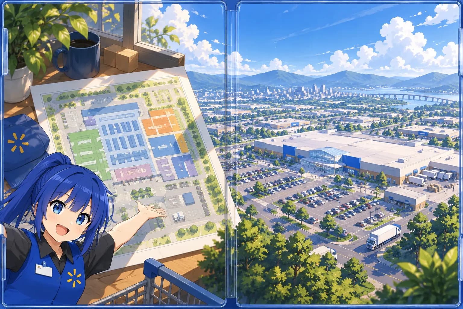 CALM-FAST Supercenter: in-game scene