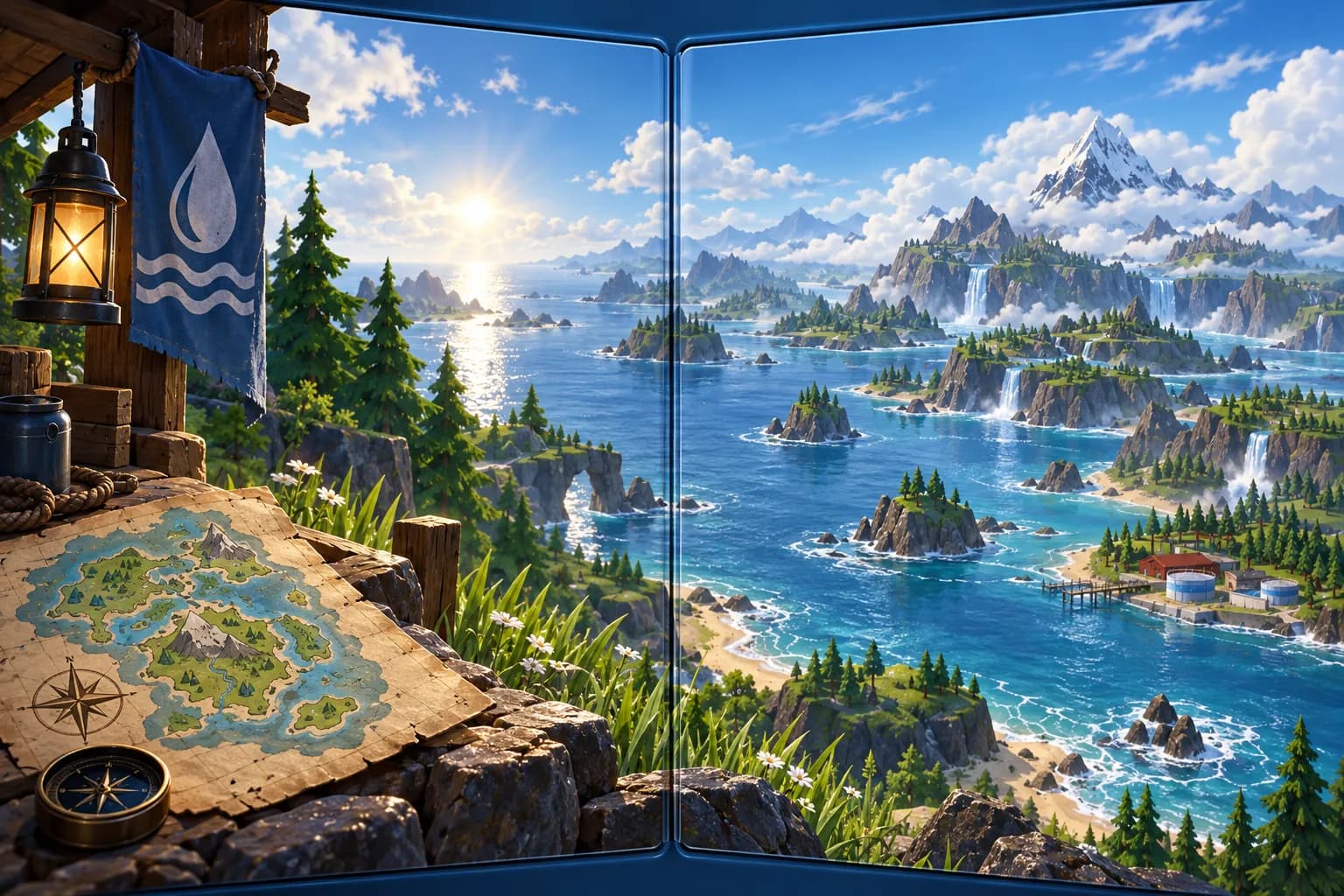 Watercraft: in-game scene