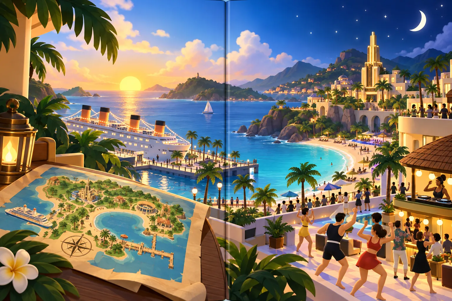 Dancing Day And Night Away!: in-game scene