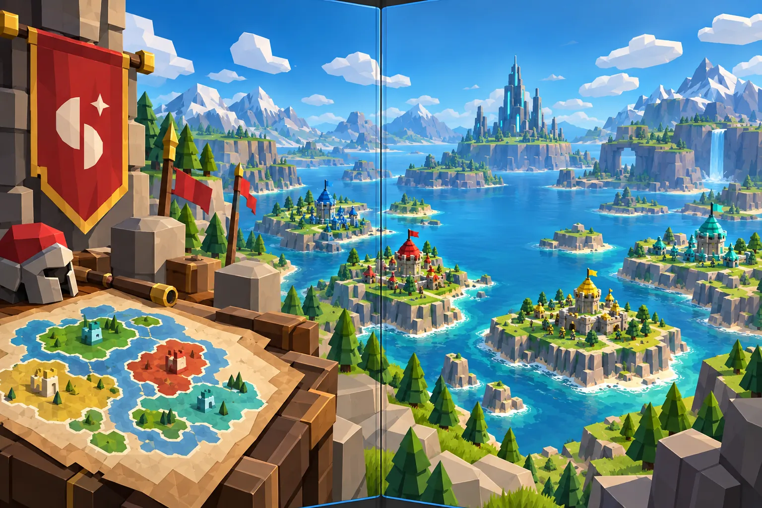 Warlords of the Seven: in-game scene
