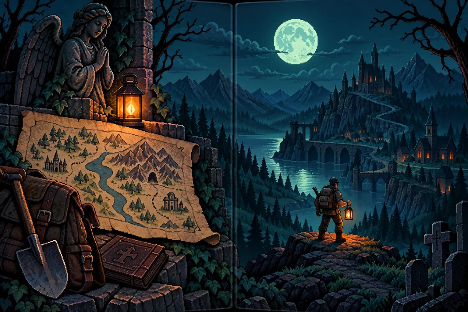 GRAVEBOUND: in-game scene