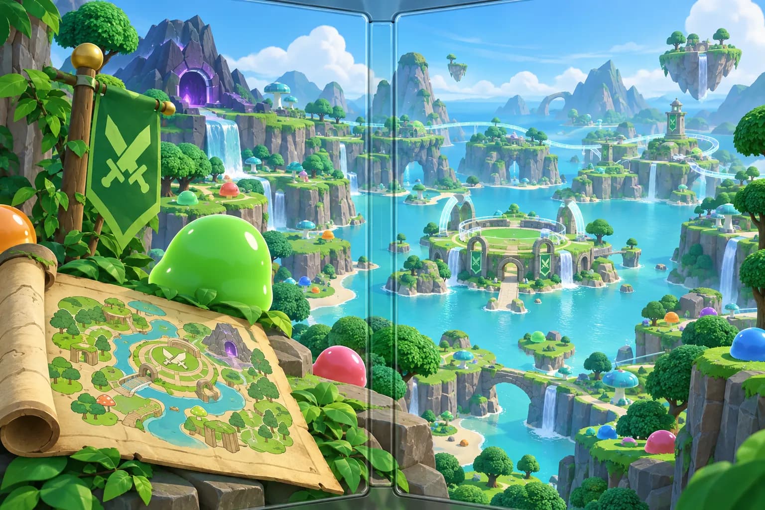 Slime Arena: in-game scene