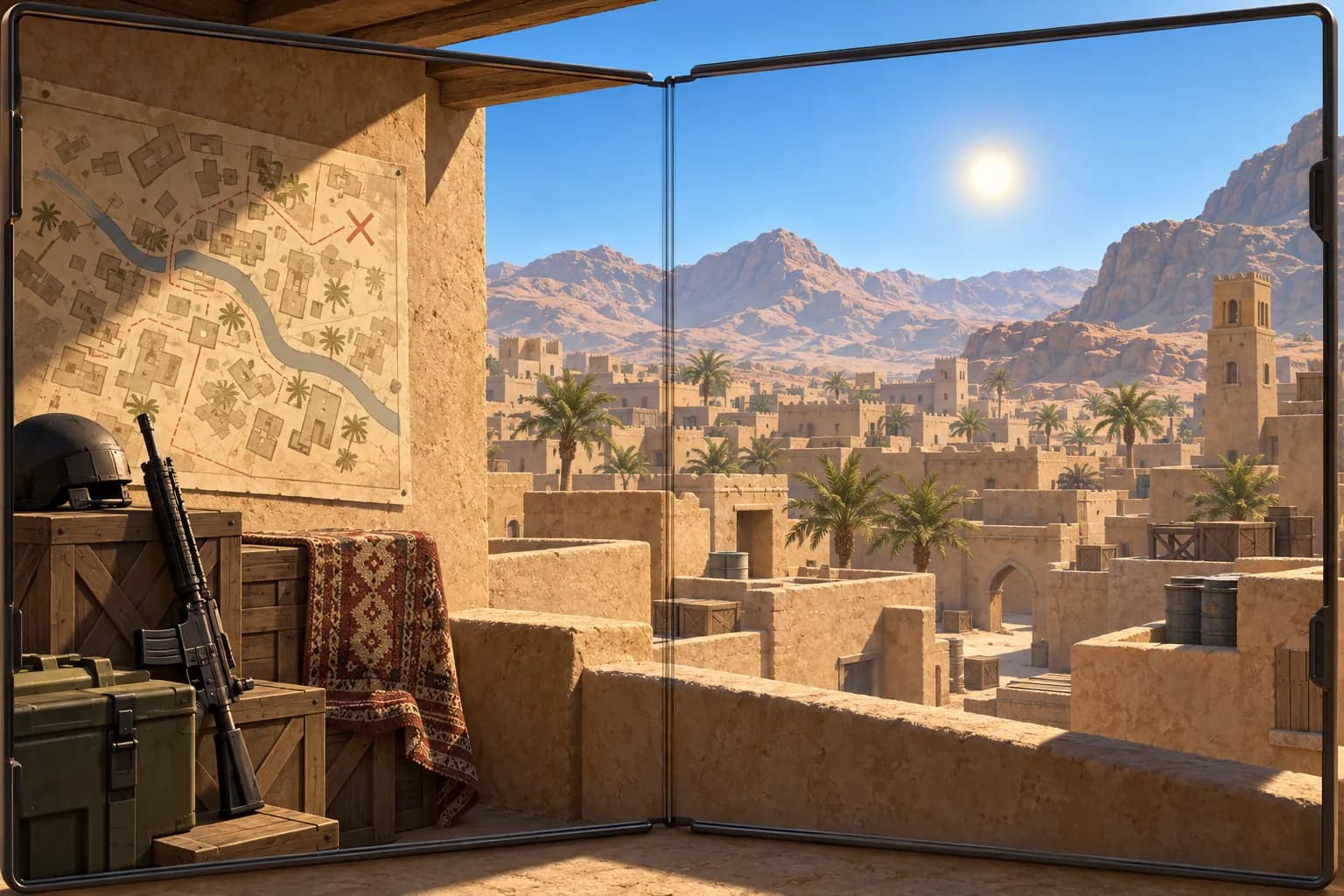 Dust Strike: in-game scene