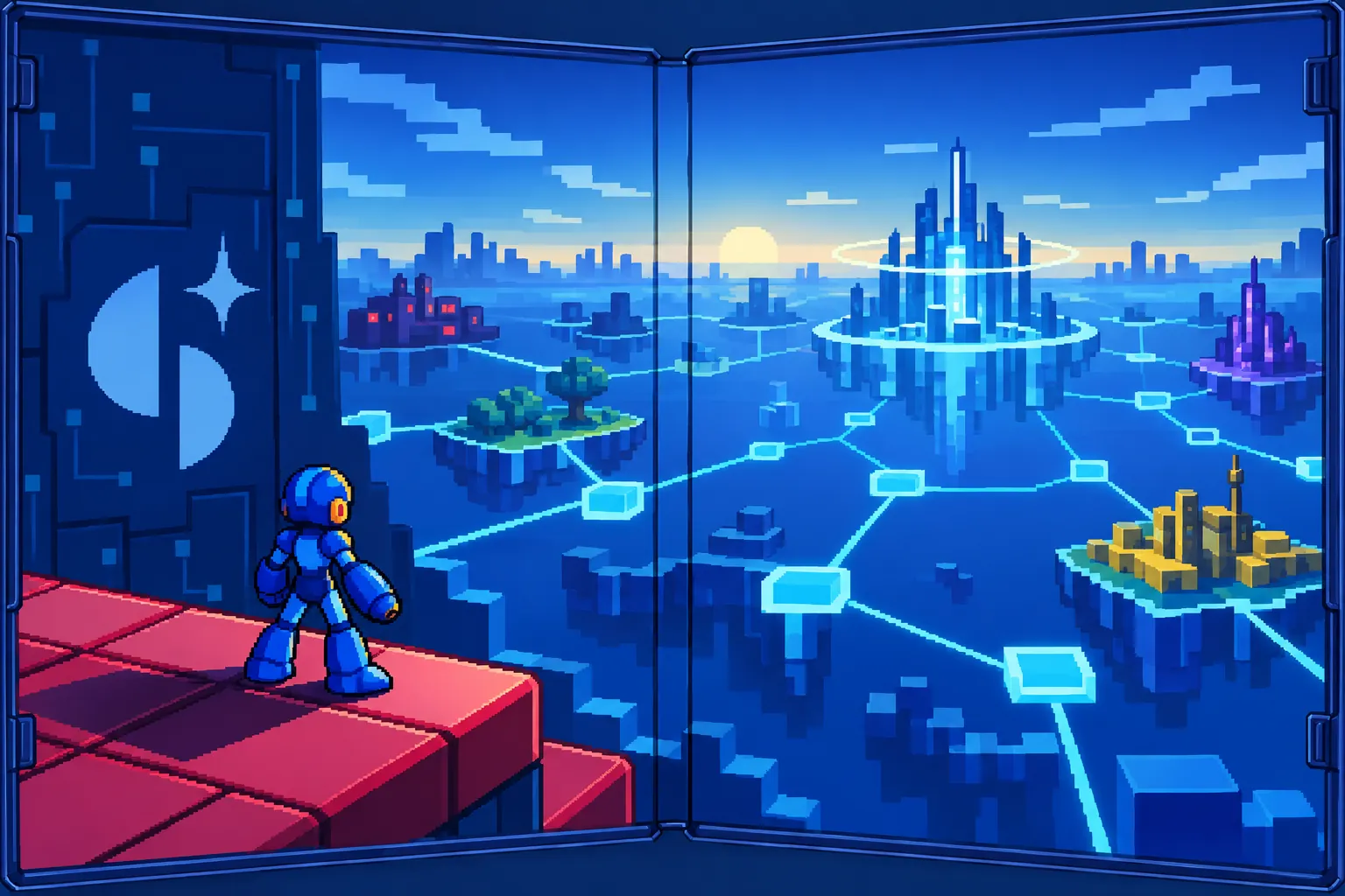 Net Battle EXE: in-game scene