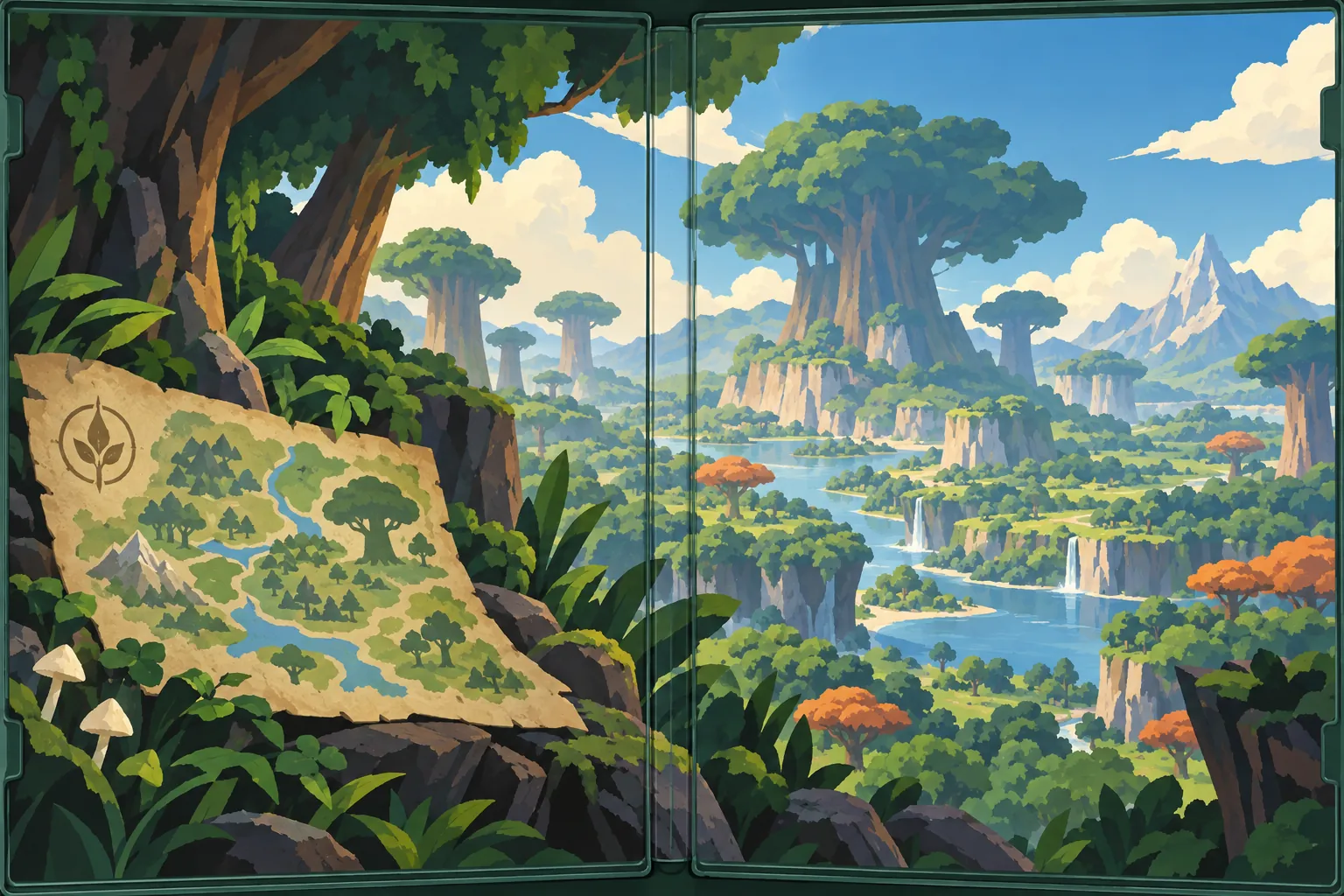 You are finally TREE!: in-game scene