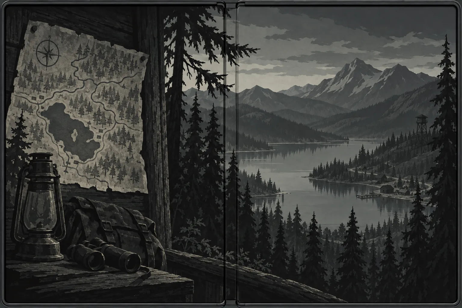 The Rake: Hollow Creek: in-game scene