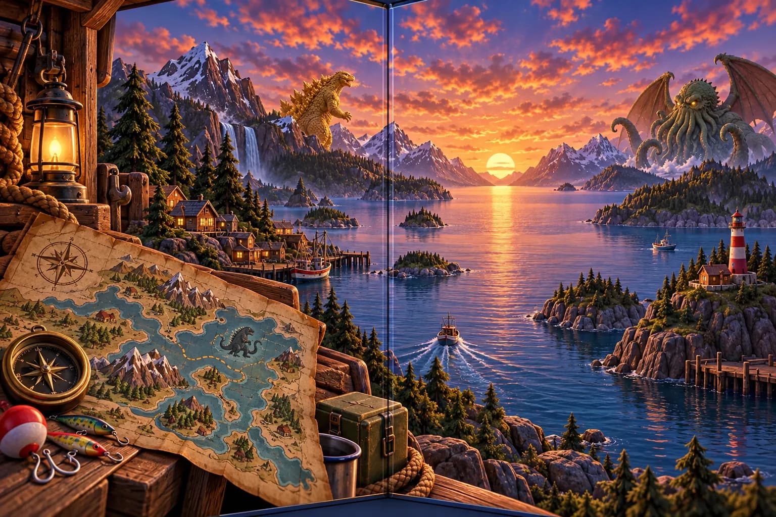 Just Another Fishing Game: in-game scene