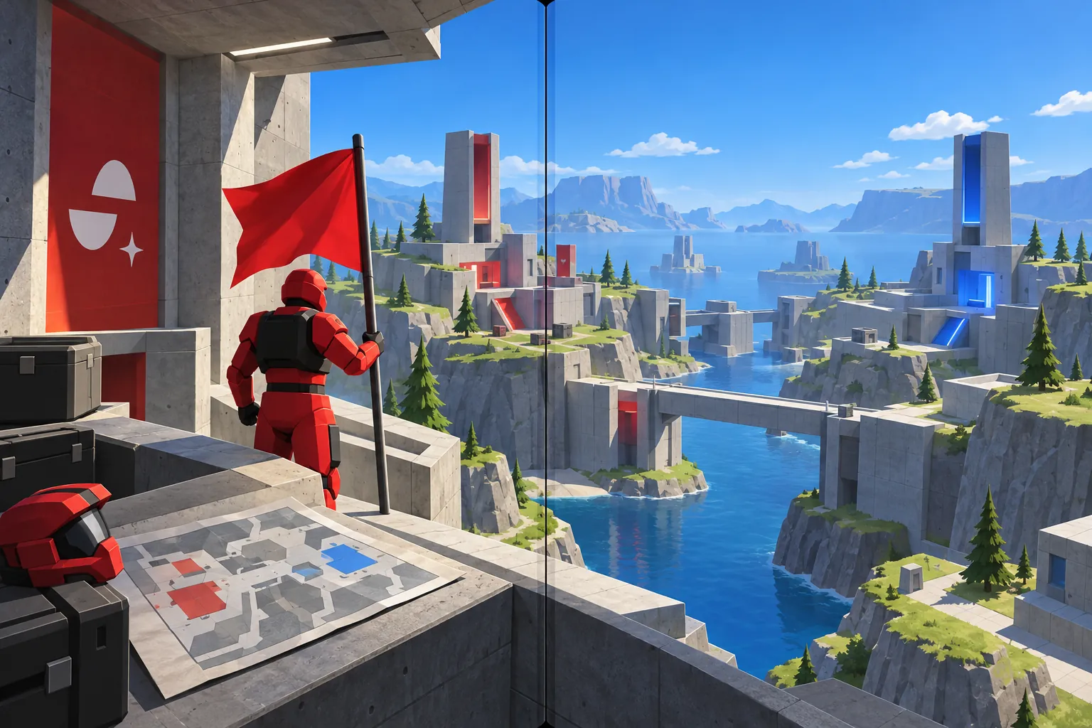 Flagfall: in-game scene