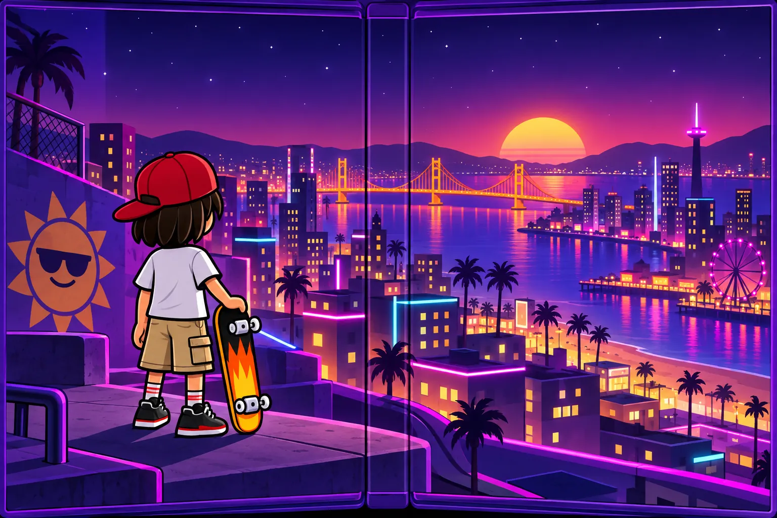 SKATE UP: in-game scene