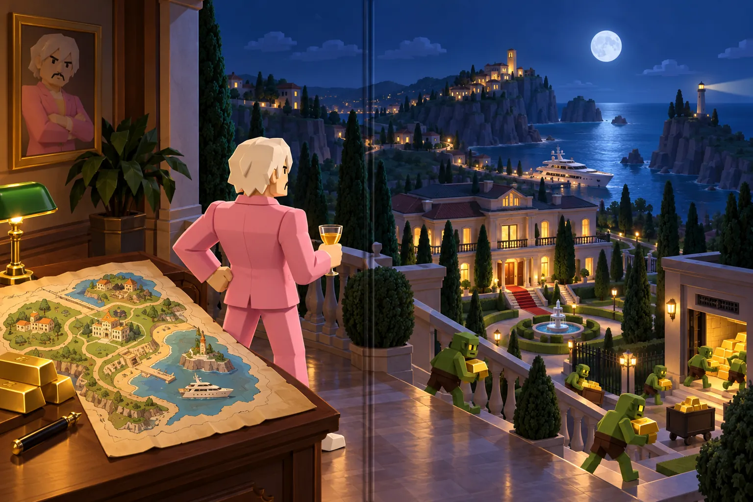 Мистер Курва: in-game scene