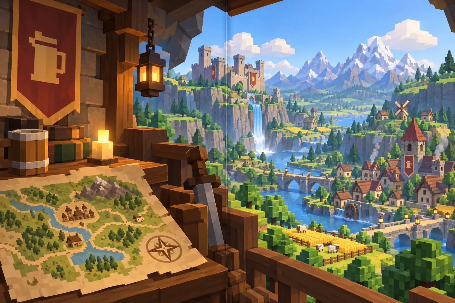 The Hollow Hearth: in-game scene