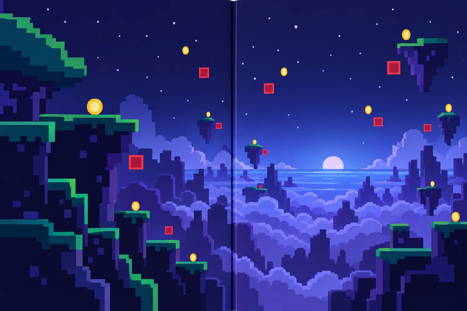 Coin Rain: in-game scene