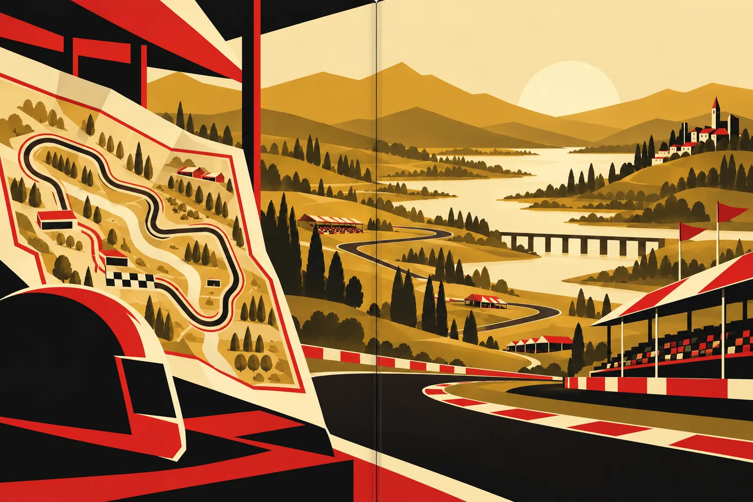 Valley Karts: in-game scene