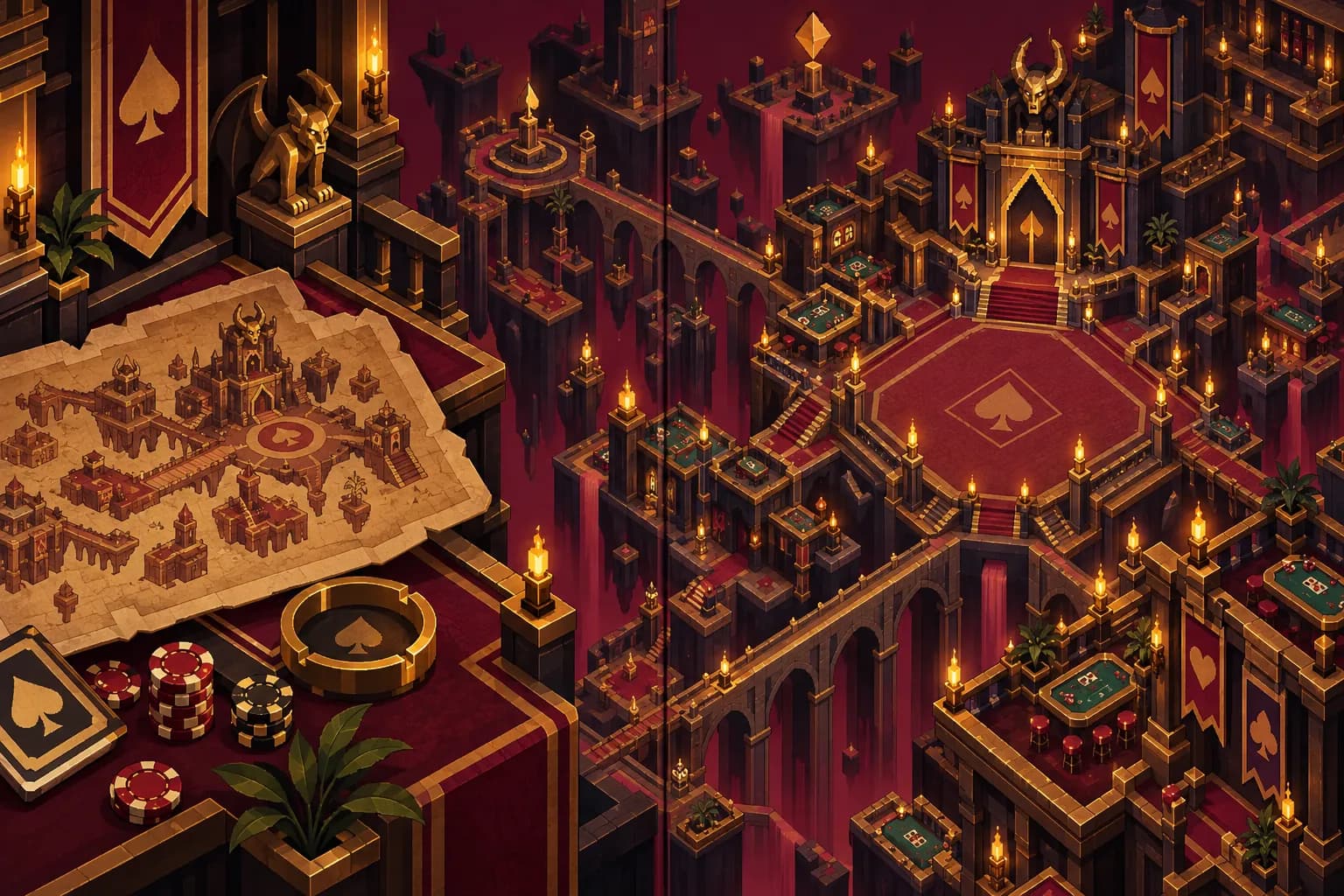 Bullet Hell Casino: in-game scene