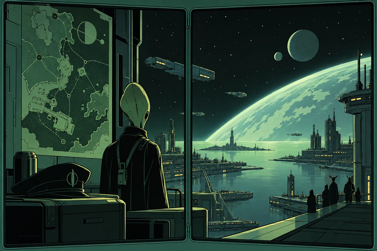 DOGANA 2089: in-game scene