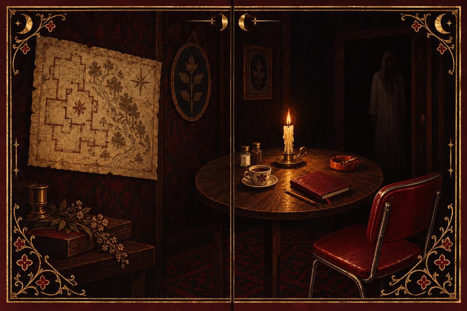 Seance: in-game scene