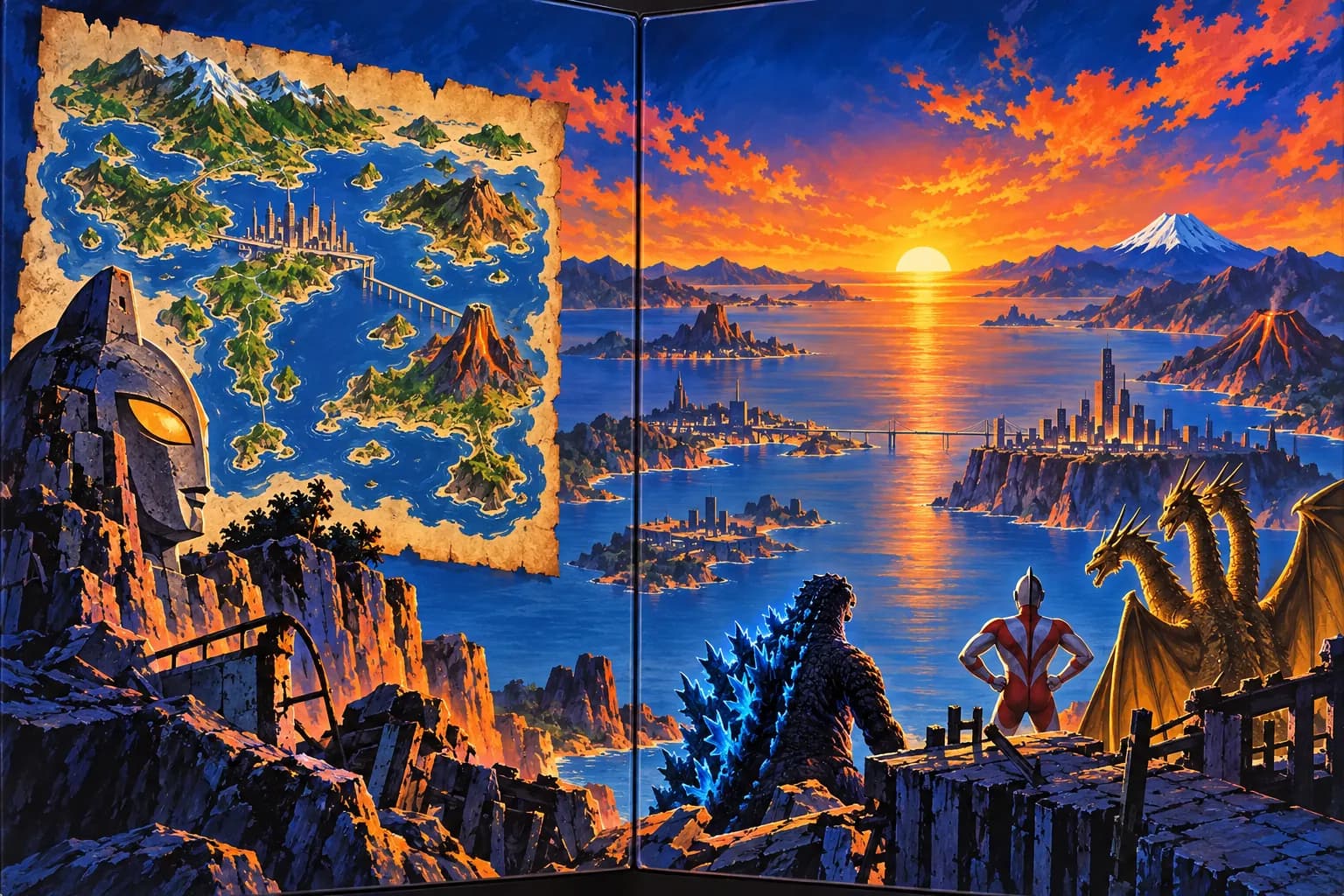 Kaiju Smash: in-game scene