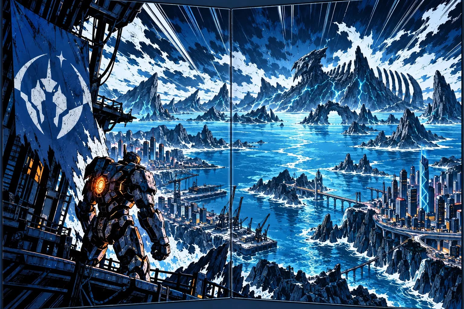 Attack on Kaiju: in-game scene