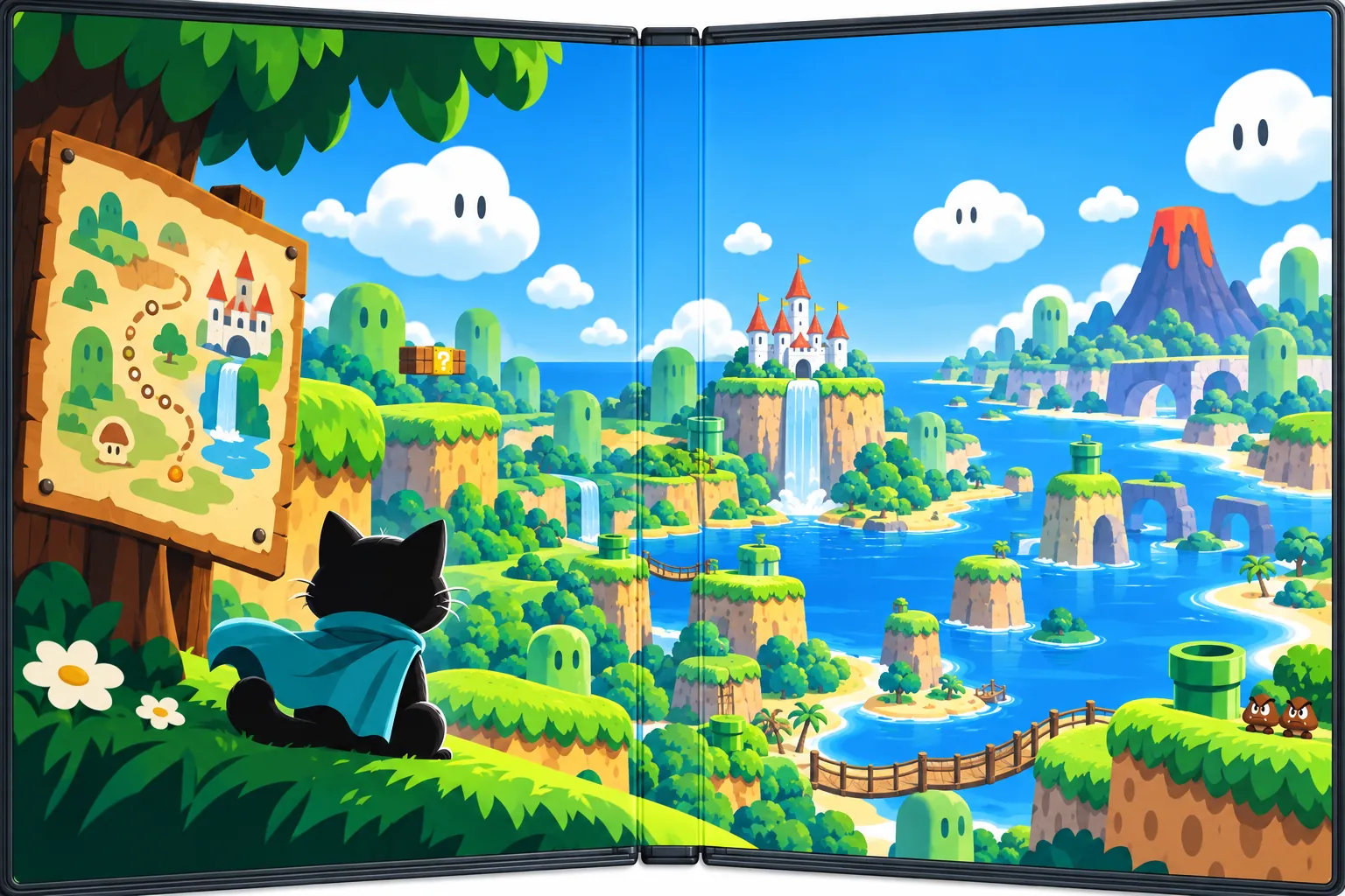 Super Spawn World: in-game scene