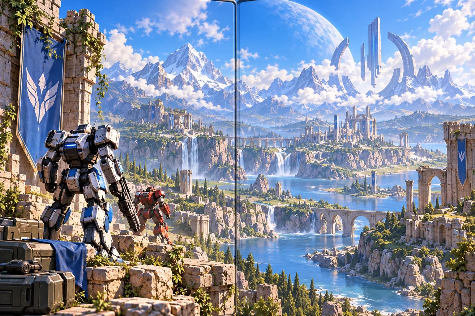 Mech Clash: in-game scene