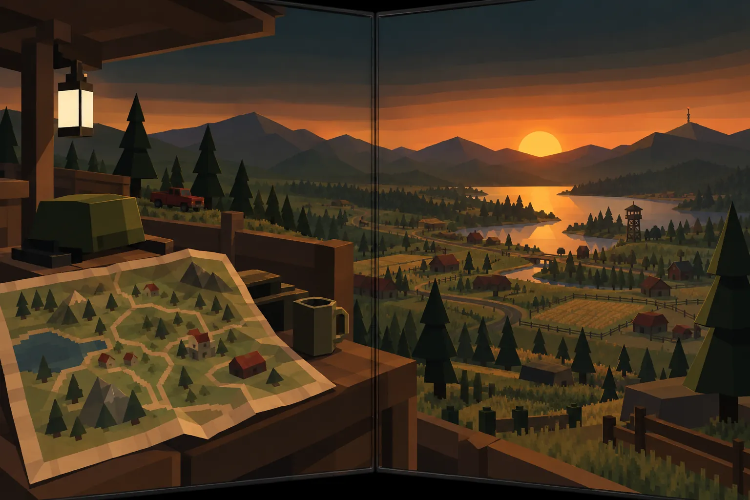 Last Light Outpost: in-game scene