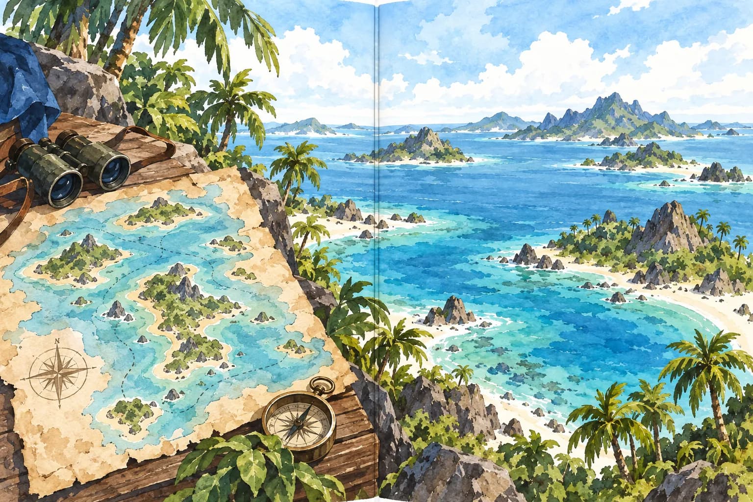 Guerra das Ilhas: in-game scene
