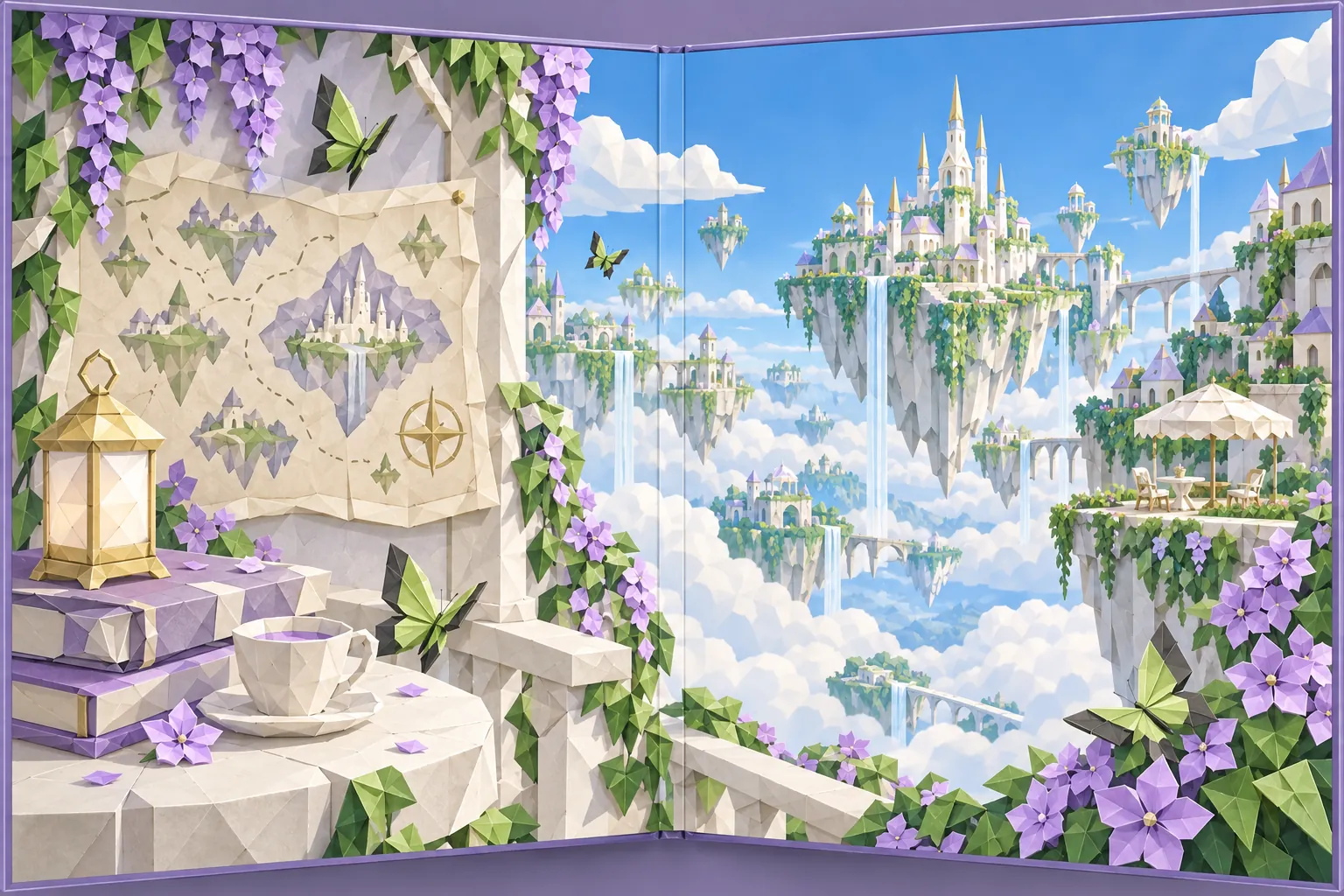Witch's Tea Party: in-game scene
