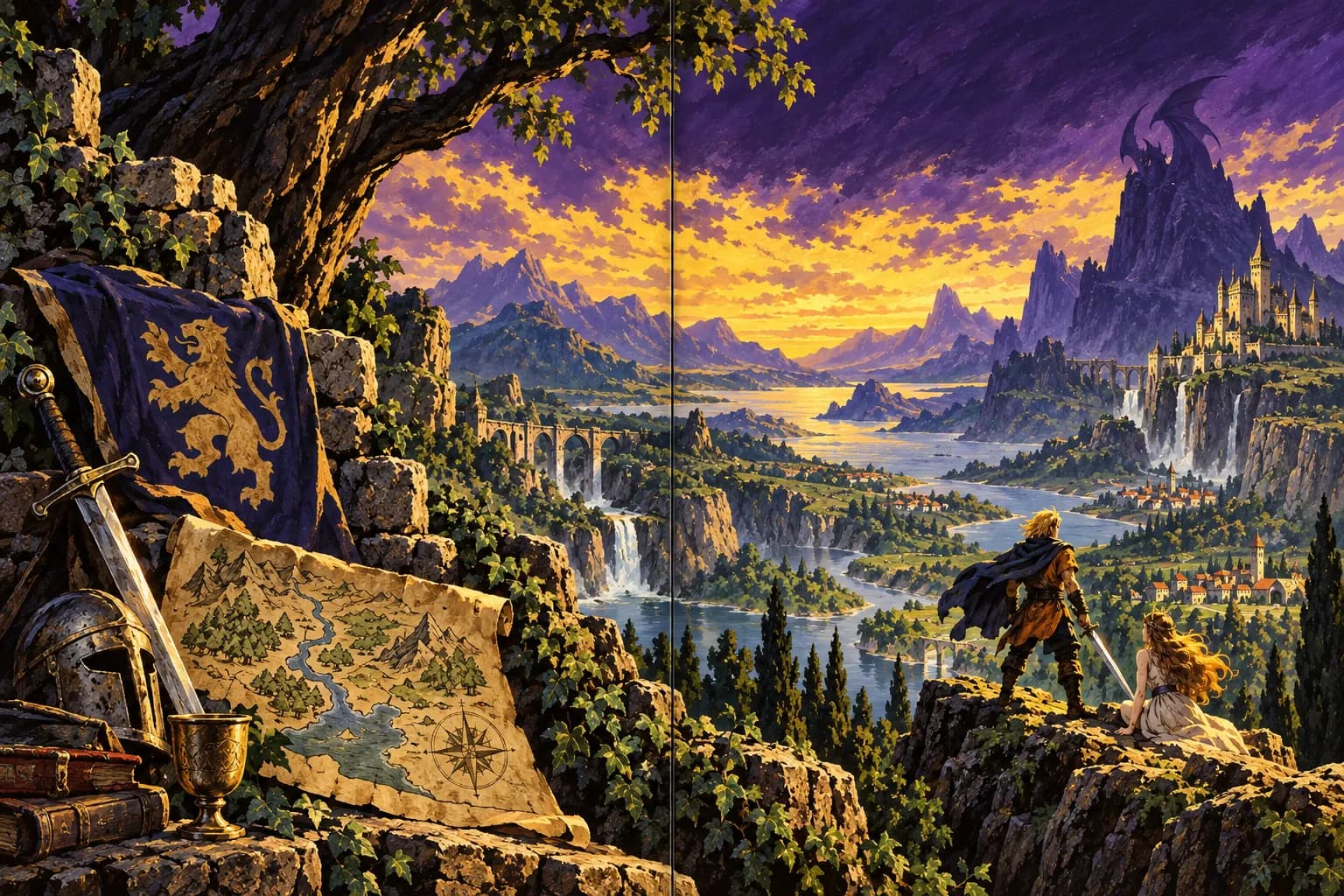 Leggende di Carta: in-game scene