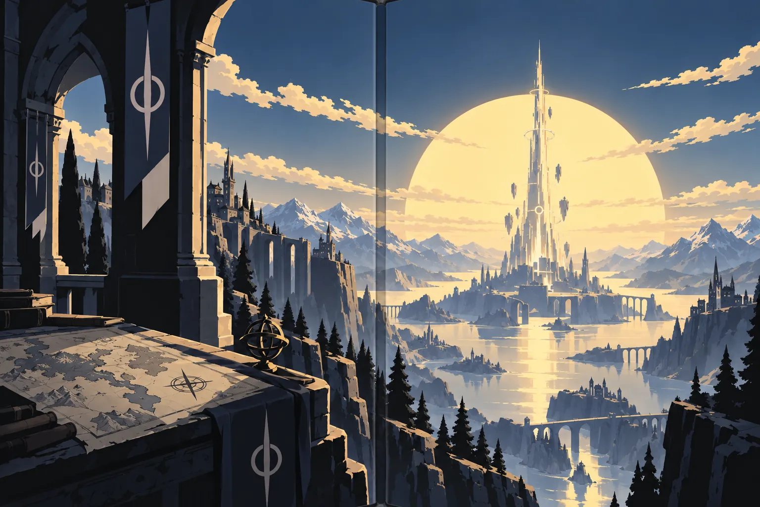 Spire of Halcyon: in-game scene