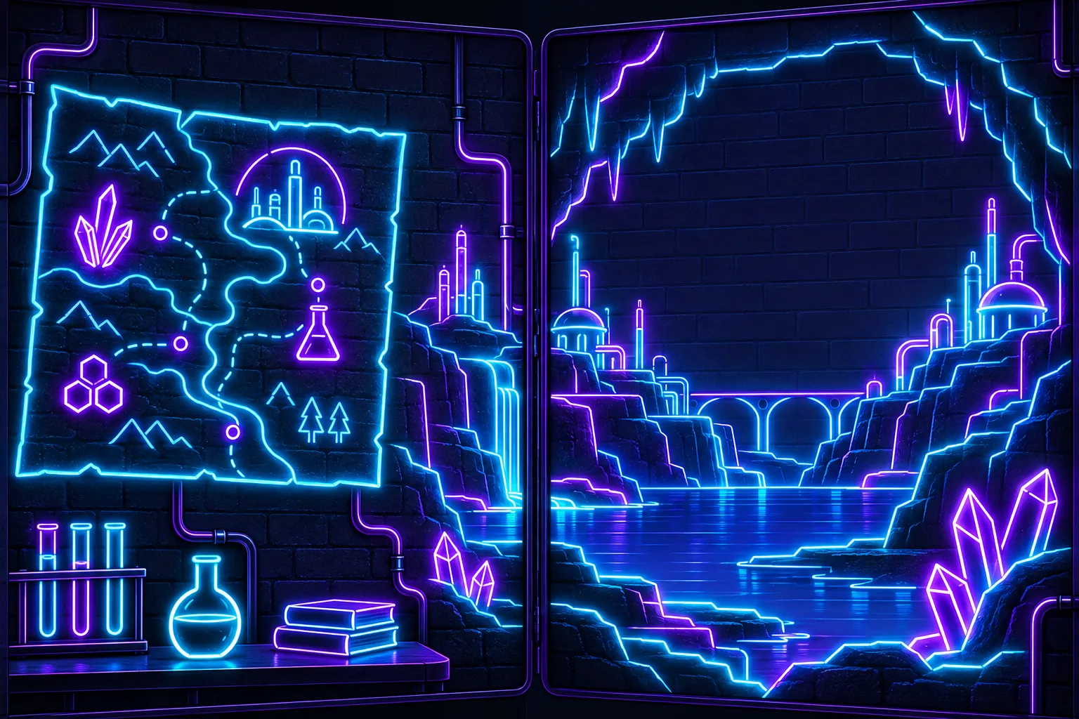 TRANSMUTE 126 - THE CHEMISTRY LAB: in-game scene