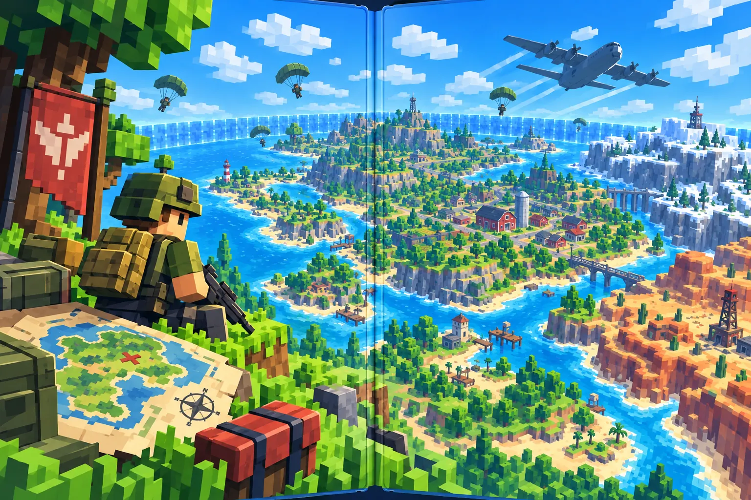 Blockgrounds: in-game scene