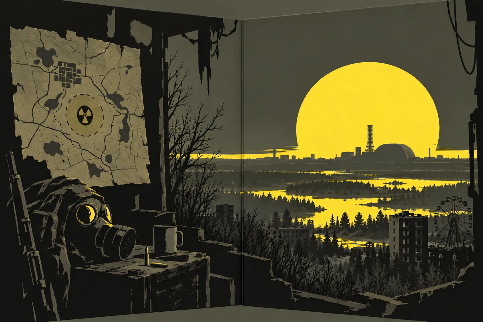 S.T.A.L.K.E.R. Alternative: in-game scene