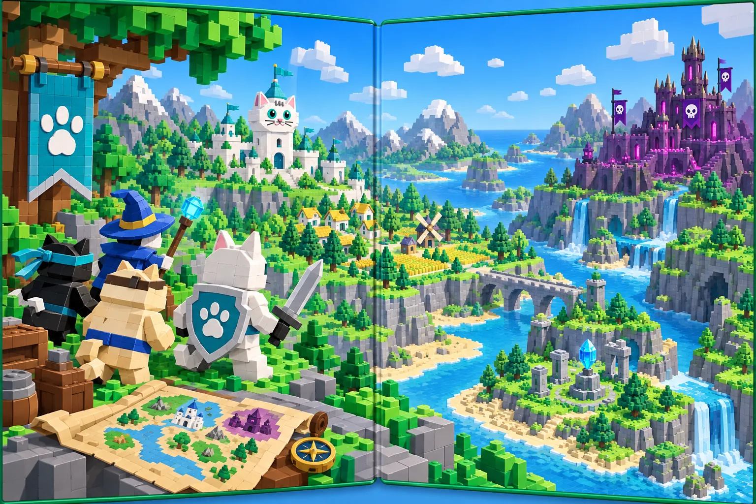 Cat Clash: in-game scene