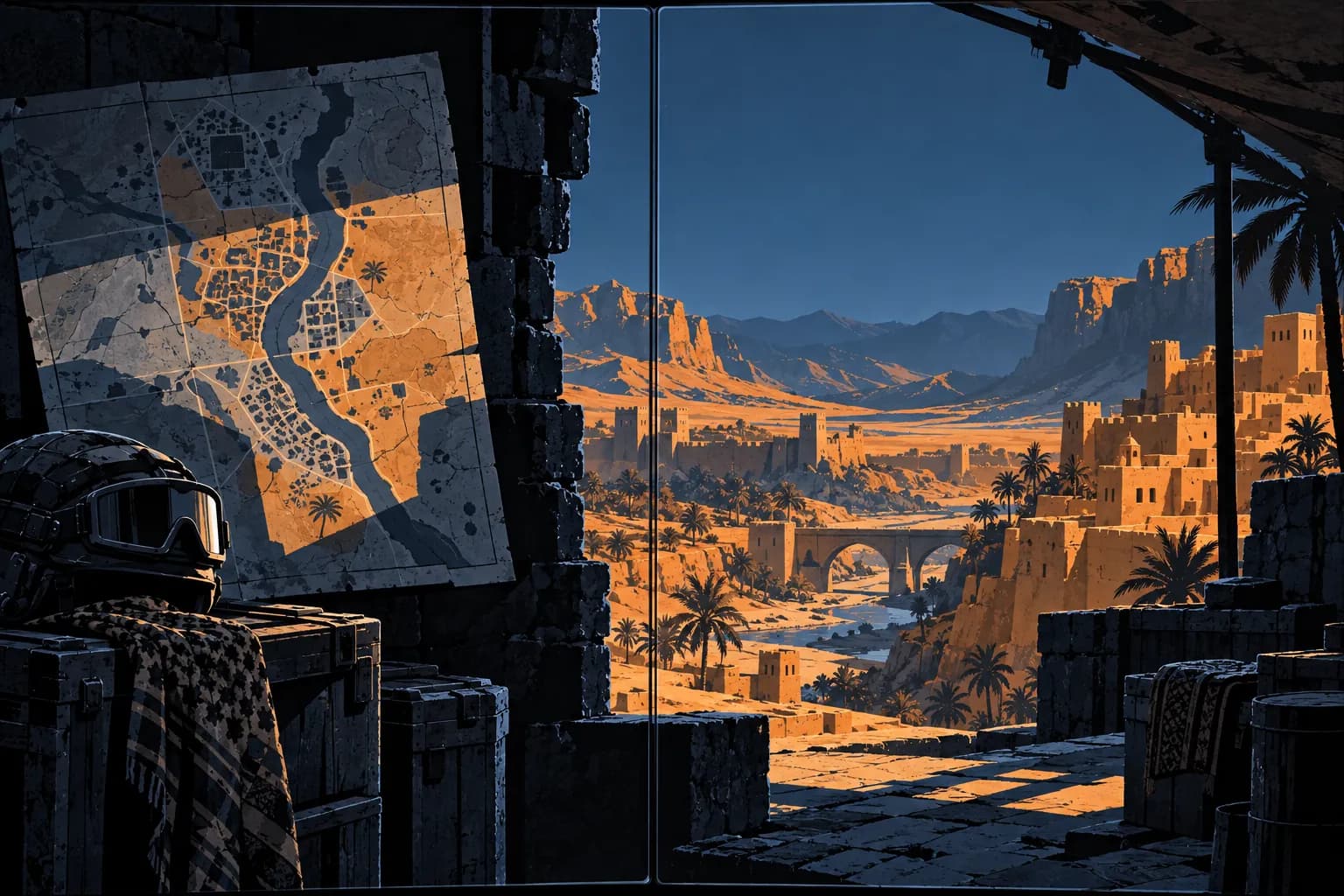 Dust Strike: in-game scene