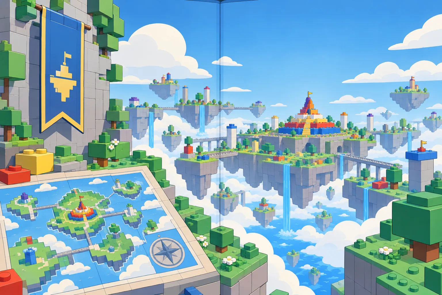 Brick Park: in-game scene