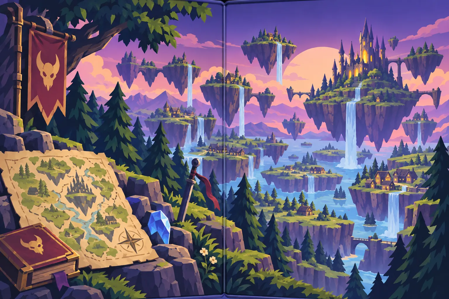 HEXAMON: in-game scene