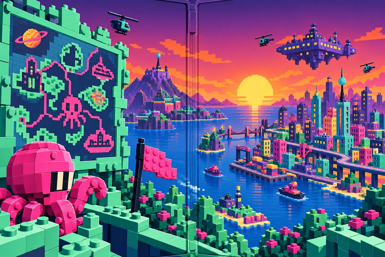 Nickyp's Goodbye Downtown!: in-game scene
