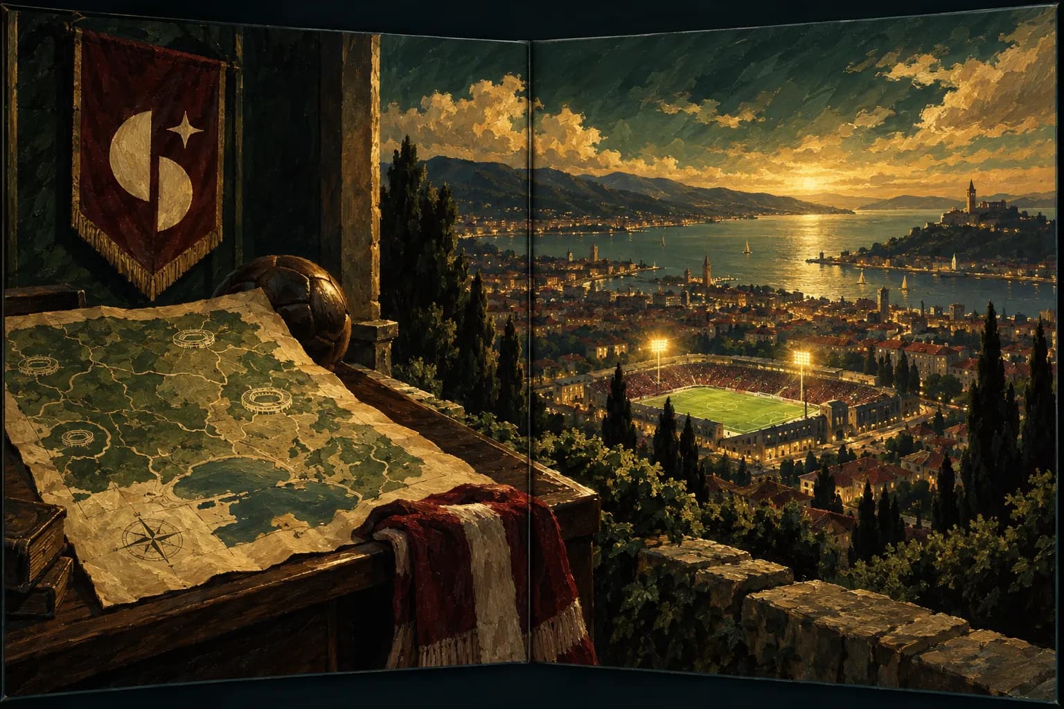 Floodlit: in-game scene