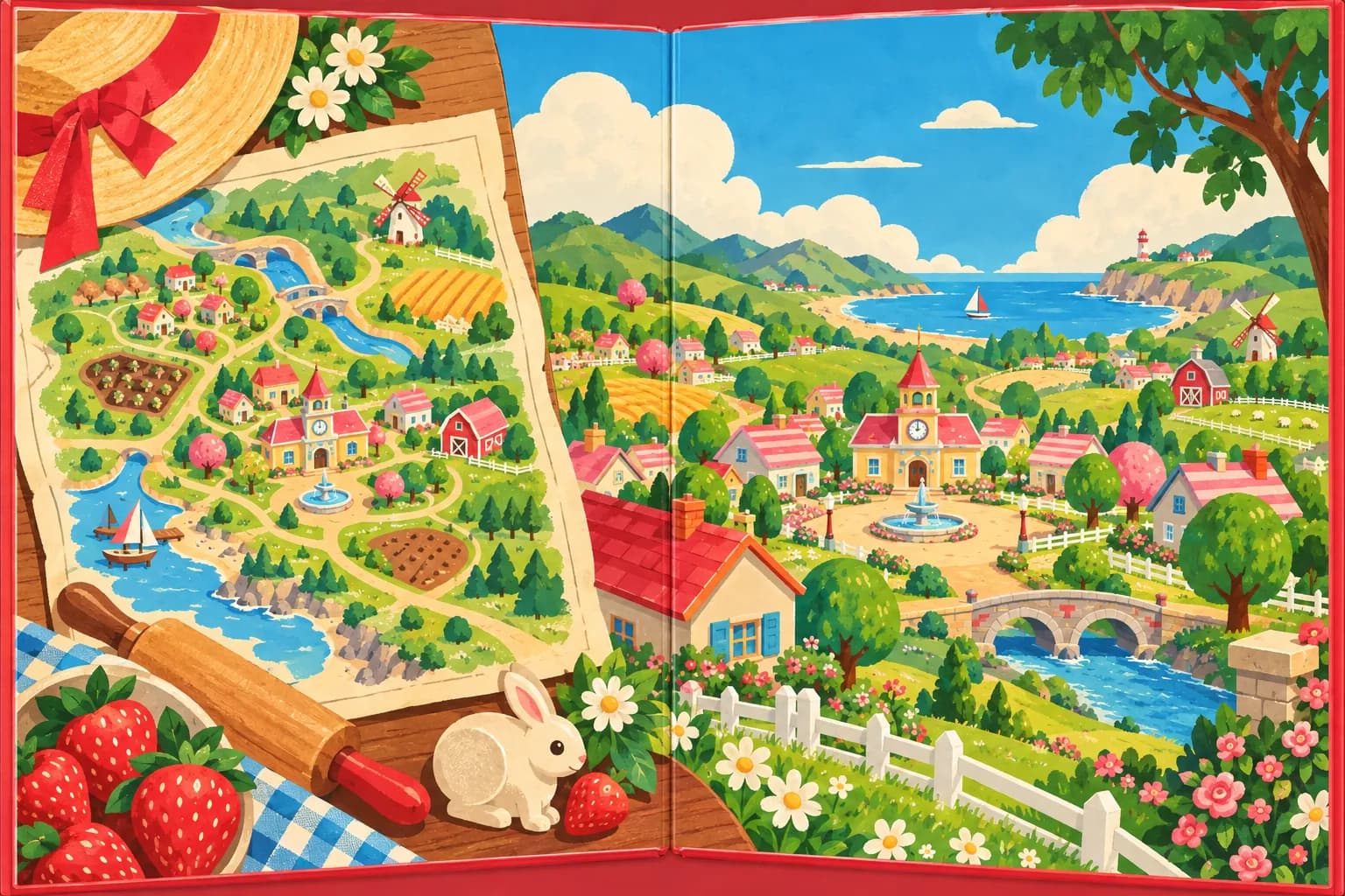 Cosy Cakes: in-game scene
