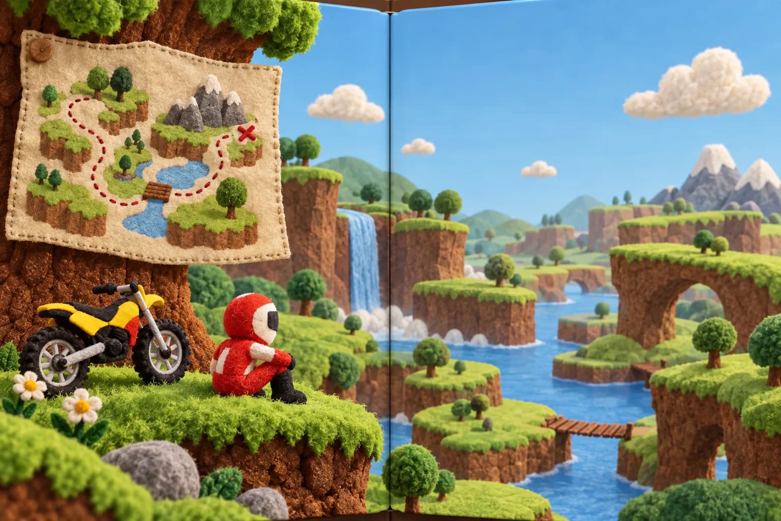 Elastic Moto: in-game scene