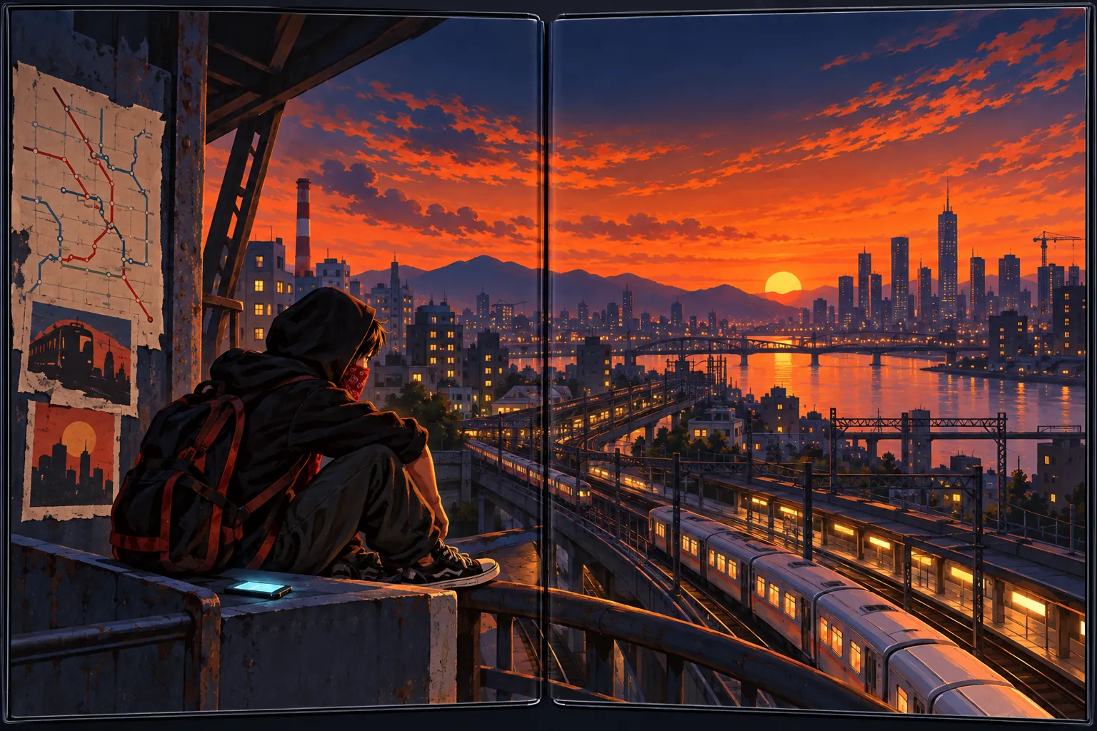 Train Surfer: in-game scene