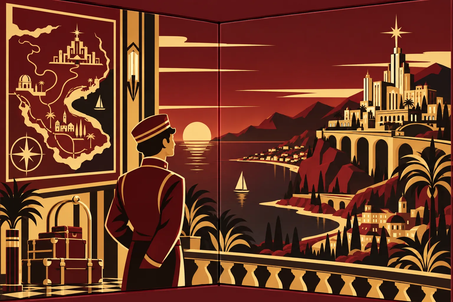 Starlight Palace: in-game scene