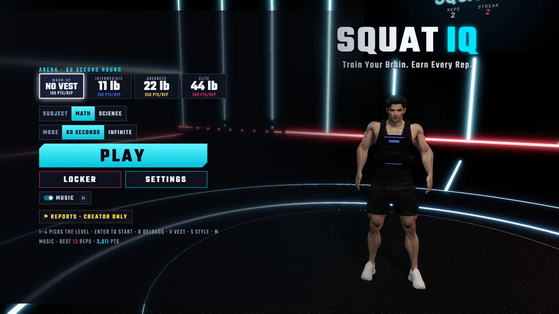 SQUAT IQ: Report & Rewind