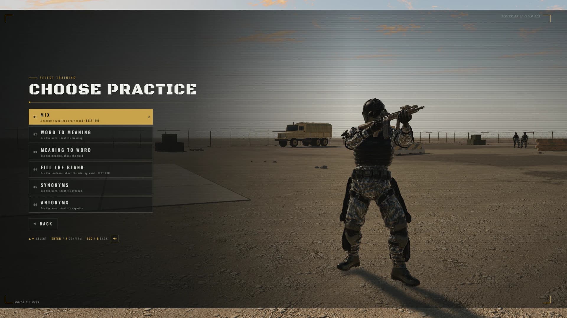 Tactical Pulse: Vocab Ops (Beta): a moment in the game